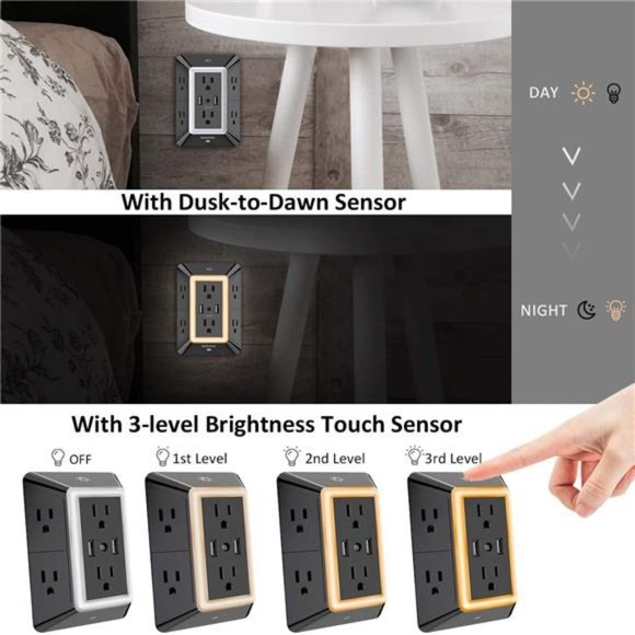 Multi Plug Outlet, Outlet Expanders, ONDOG Surge - Picture 5 of 7